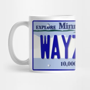 Wayzata License Plate Mug